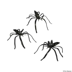 Scary Plastic Spider Halloween Decorations-130Pk