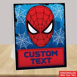 Spiderman Custom Text 14