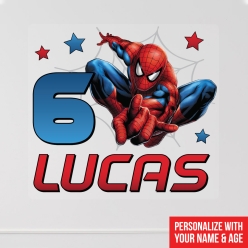 Spiderman Party Personalized 12