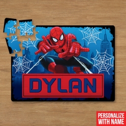 Personalized 30pc Spiderman Puzzle w/ Name