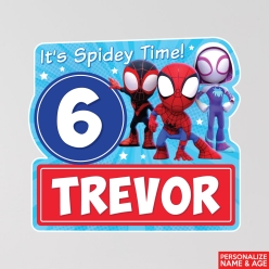 Spidey & Friends Personalized Name & Age 12