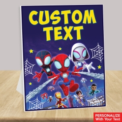 Spidey & Friends Custom Text 14