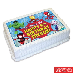 Spidey & Friends Personalized Edible Icing