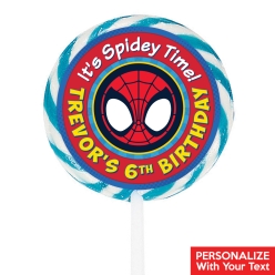Spidey & Friends PERSONALIZED Lollipops - 12 Pk