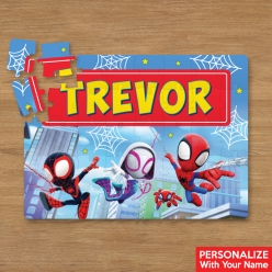 Personalized 30pc Spidey & Friends Puzzle w/ Name