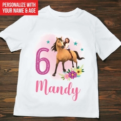 55% OFF: Spirit & Lucky Birthday Personalized T-shirt- All Sizes