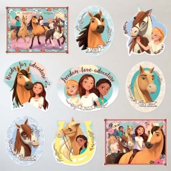 Spirit Riding Free BIG Cutouts - 9 PACK