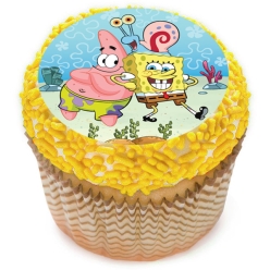 SpongeBob SquarePants Cupcake Icing Toppers 12pk