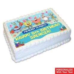 SpongeBob SquarePants Personalized Edible Icing