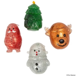 Christmas Character Gel Bead Squishies Assortment-24Pk