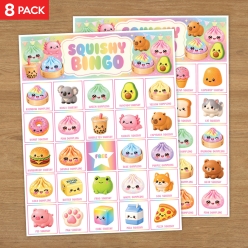 Dumpling Squishy Bingo Party Game for 8