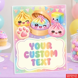 Dumpling Squishy Custom Text 14