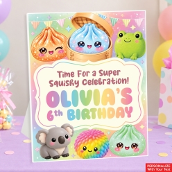 Dumpling Squishy Personalized Birthday 14