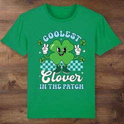 St Patrick's Day Coolest Clover Green T-shirt