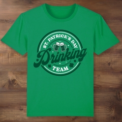 St. Pat's Drinking Team Green T-shirt