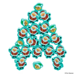 Christmas Plastic Stacking Santa & Elves Game Set