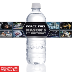 Star Wars PERSONALIZED VINYL Bottle Labels - 10 PK