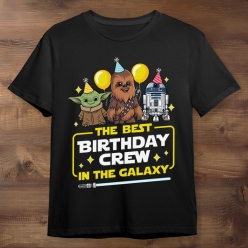 Star Wars Birthday Crew Black Tshirt