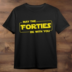 55% OFF: Fourties Star Wars Black T-shirt