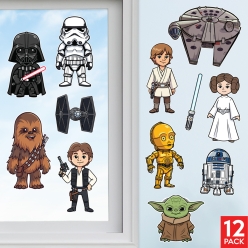 *Star Wars Peel & Stick Vinyl Decals