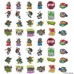 Teenage Mutant Ninja Turtles Stickers Assortment-48Pk