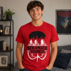 Stranger Things Red T-shirt- All Sizes