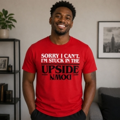 Stuck in the Upside Down Red T-shirt- All Sizes