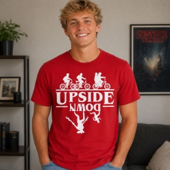Stranger Things Upside Down Red T-shirt- All Sizes