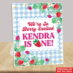 Strawberry 1st Birthday Personalized 14