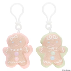 Once Upon a Snowfall Stuffed Gingerbread Backpack Clips-8Pk
