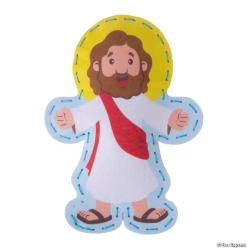 Learn to Sew Religious Stuffed Jesus Craft Kit