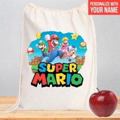 60% OFF: Super Mario Drawstring Backpack