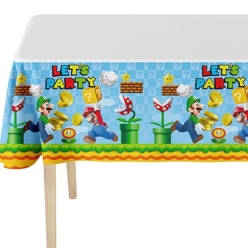 Super Mario Printed Plastic Table Cover