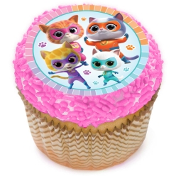 SuperKitties Cupcake Icing Toppers 12pk
