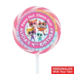 SuperKitties PERSONALIZED Lollipops - 12 Pk