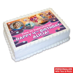 SuperKitties Photo Personalized Edible Icing