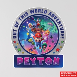 Super Mario Galaxy Personalized Name 12