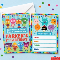 Super Simple Songs PERSONALIZED Invitations - 8 Pk