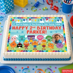 Super Simple Songs Photo Personalized Edible Icing