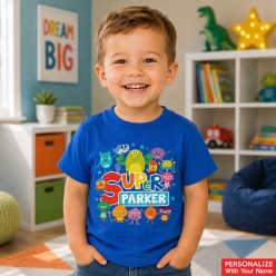 Super Simple Songs Personalized Name Blue T-shirt