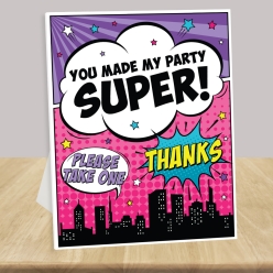Super Hero Girl Favours 14