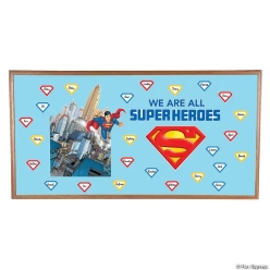 Superman We are Superheroes Bulletin Board Set