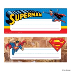 Superman Classroom Desk Name Plates - 24Pk