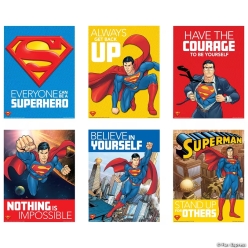 Superman Motivational Classroom Posters-6Pk