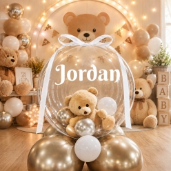 PERSONALIZED Teddy Bear Stuffer Balloon Kit - 18pc