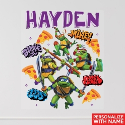TMNT Mayhem Personalized Name 12