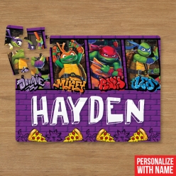 Personalized 30pc TMNT Puzzle w/ Name