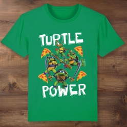 TMNT Turtle Power Green T-shirt