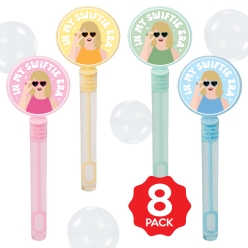 *Taylor Swift Bubble Bottles w/Wands - 8 PACK
