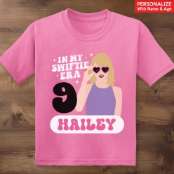 55% OFF: Taylor Swift Personalized Pink T-shirt